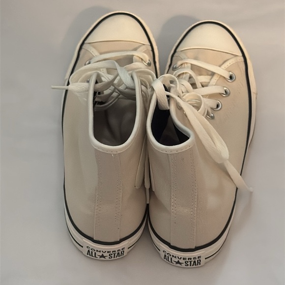 Converse Chuck 70 High Top lace up sneakers beige Wm sz 8.5 men’s‎ 6.5 neutrals - Picture 4 of 13